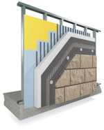 Masonry Veneer System over Continuous Insulation (MVS-CI)